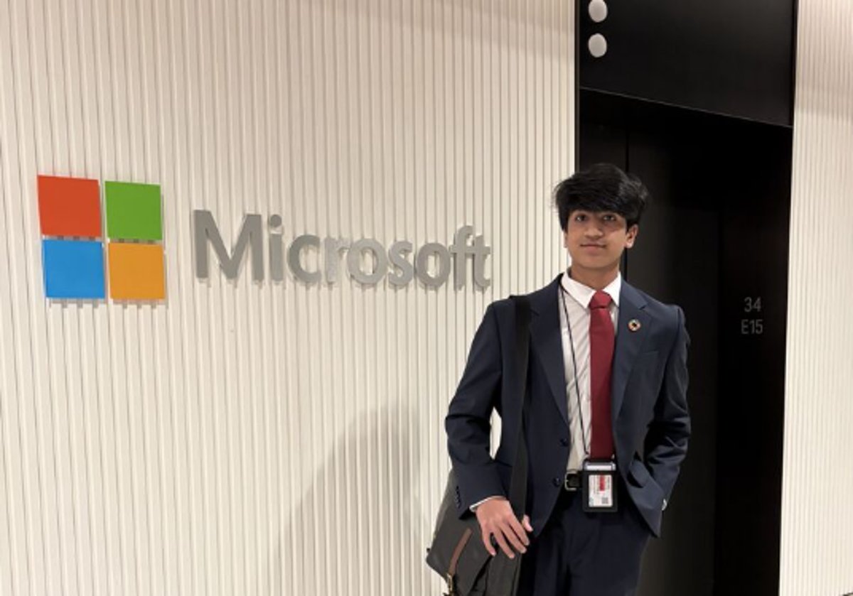 Nikhil at Microsoft's dialogue session